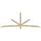 Ekena Millwork Alberta Rough Sawn Timber Gable Bracket, Douglas Fir, 108"W x 40"H x 2"D x 4"F, 9/12 Pitch GBW108X40X0204ALB00RDF - alternate 1